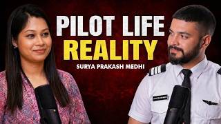 Pilot Life Reality ✈️ What No One Tells You | SURYA PRAKASH MEDHI | SANGEETA | TUP02