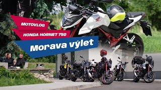 Společná vyjížďka HONDA HORNET 750 / nádherná Morava