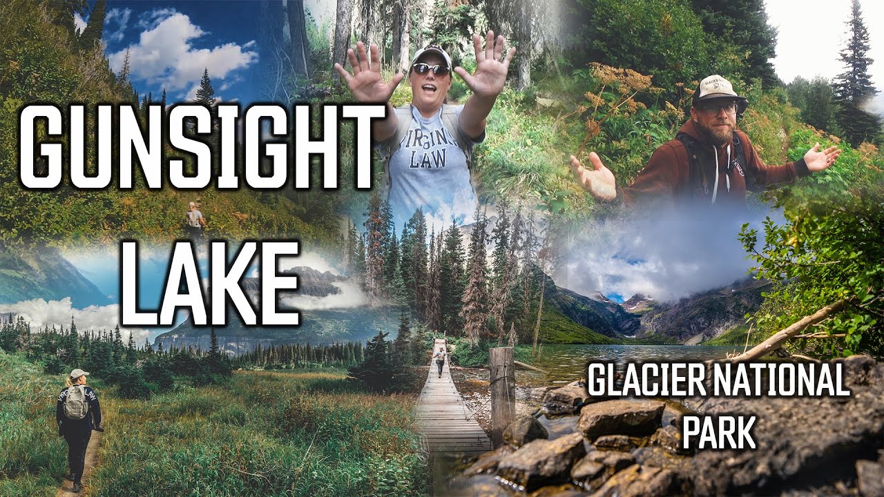 Glacier National Park Hiking Gunsight Pass Trail to Gunsight Lake