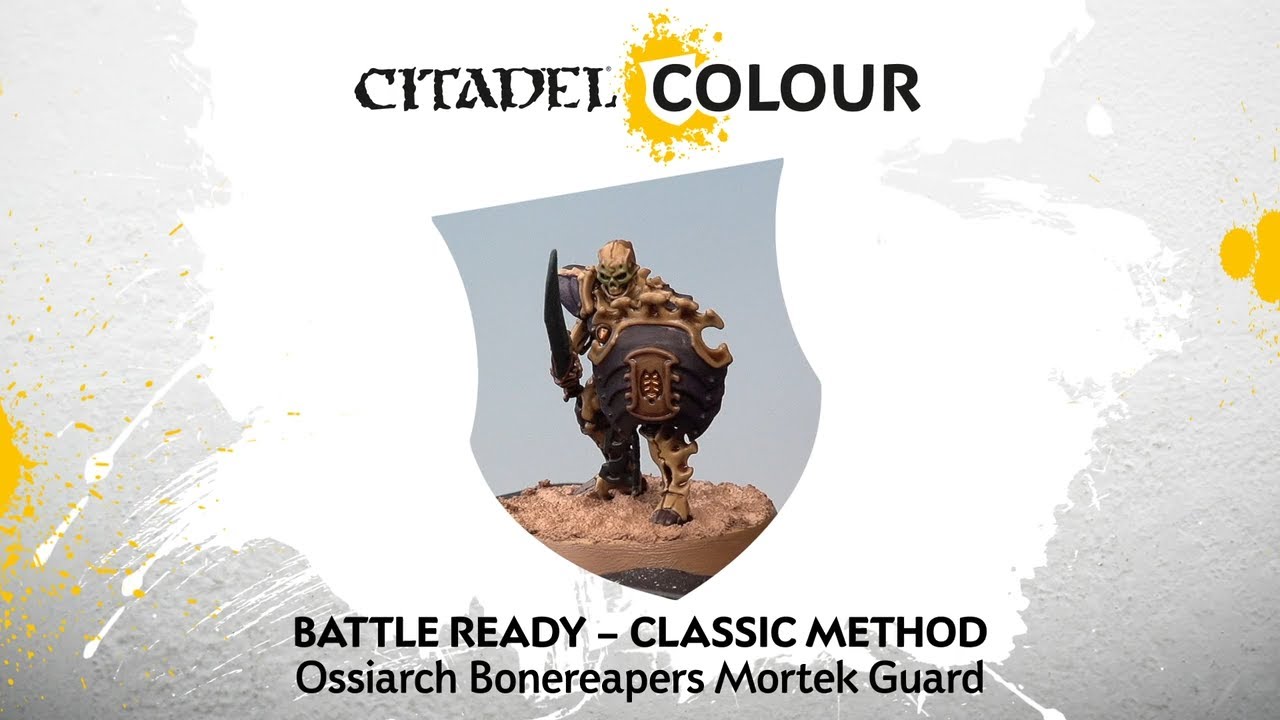 Mortex Guard How to Paint: Ossiarch Bonereapers Mortek Guard – Classic Method - YouTube