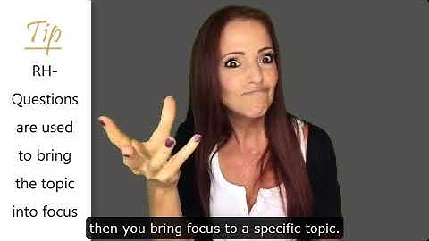 ASL Lesson on How to Properly Use ASL Rhetorical Questions - Examples Included