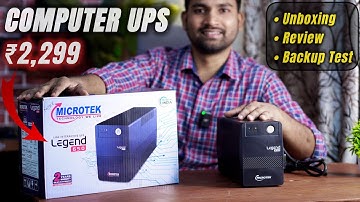 Microtek Legend 650 UPS Review | Backup Test | Warranty | Rs.2299 | Microtek Legend 650 UPS Backup