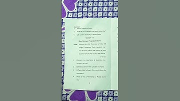 BBA 3rd sem.. Business Environment exam paper 2023