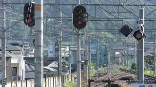 JR奈良線複線化工事 210905(3) 宇治駅・JR西日本221系・205系1000番台