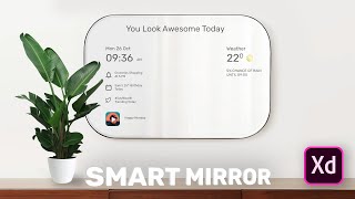 Smart Mirror App Concept design | Adobe Xd | 3D Transform screenshot 1