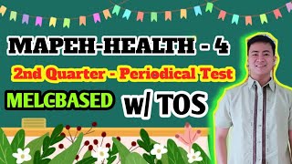 Mapeh - Health - 2nd Quarter Periodical Test - Melc-Based with TOS screenshot 2