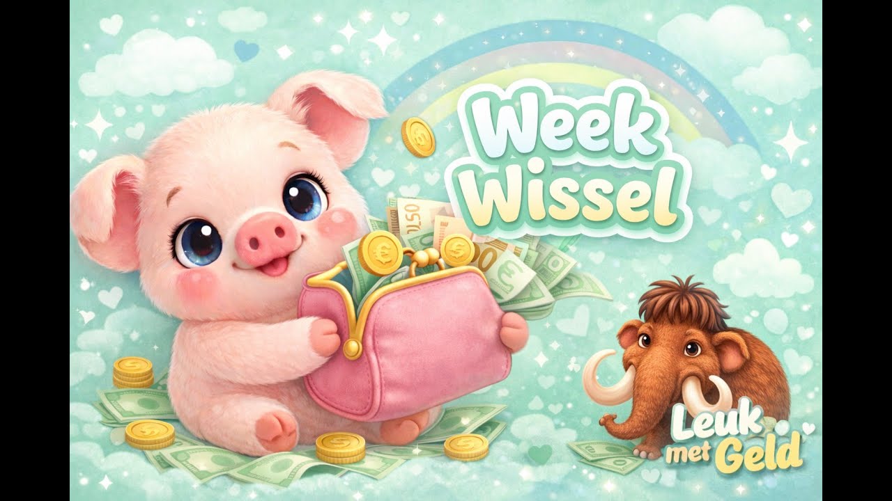 Het is weer tijd voor de Weekwissel! Ik ga weer lekker geld sparen!! 🎉