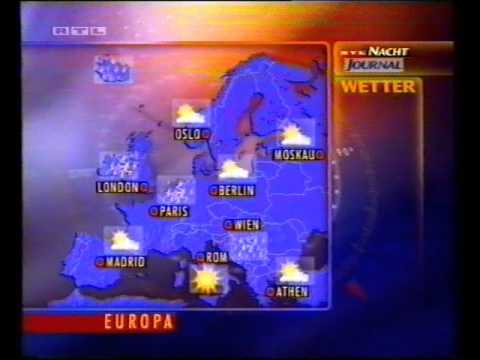 RTL Nacht Journal Wetter 1997
