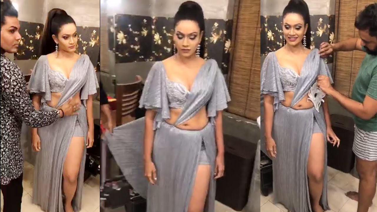 Full body makeup and new dress up for her new dance | Chulakshi Ranathunga