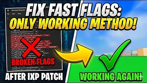 🚨 HOW TO FIX Fast Flags After IXP Patch! (ONLY WORKING METHOD)