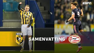DUBBELSLAG Nino ZONNEVELD, RAKET van Robin van DUIVEN | Vitesse - Jong PSV apžvalga