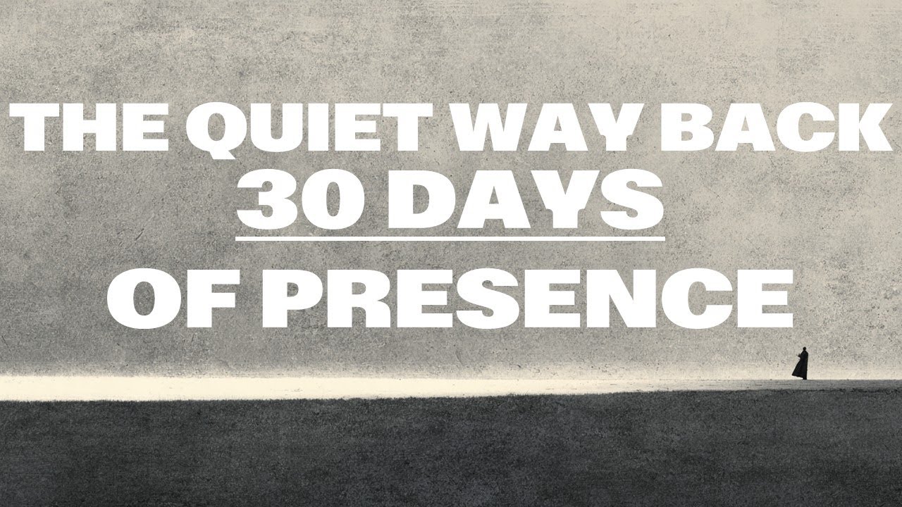 30 Days of Presence: What Changes When You Slow Down