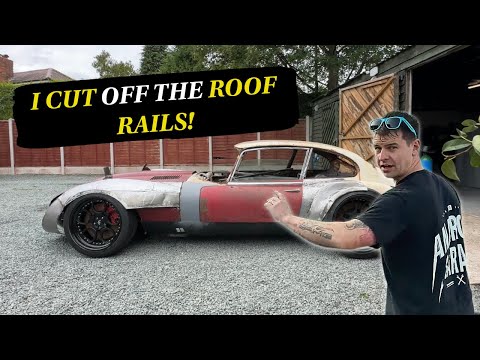 E-Type Roof Rails Removed - How To Smooth Restomod
