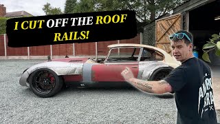 E-Type Roof Rails Removed - How To Smooth Restomod