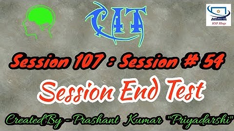 Session 107 - Session 54 - BS CIT - Session End Test