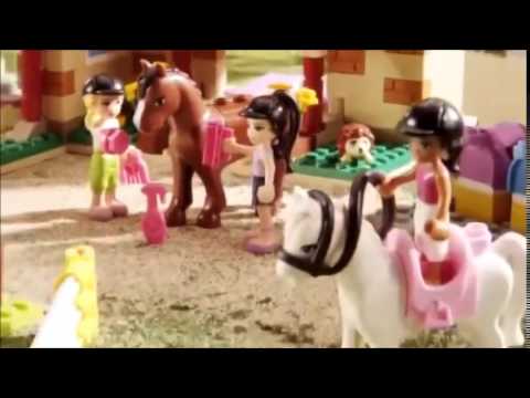 Lego Friends Letni Obóz Jeździecki 3185 Youtube