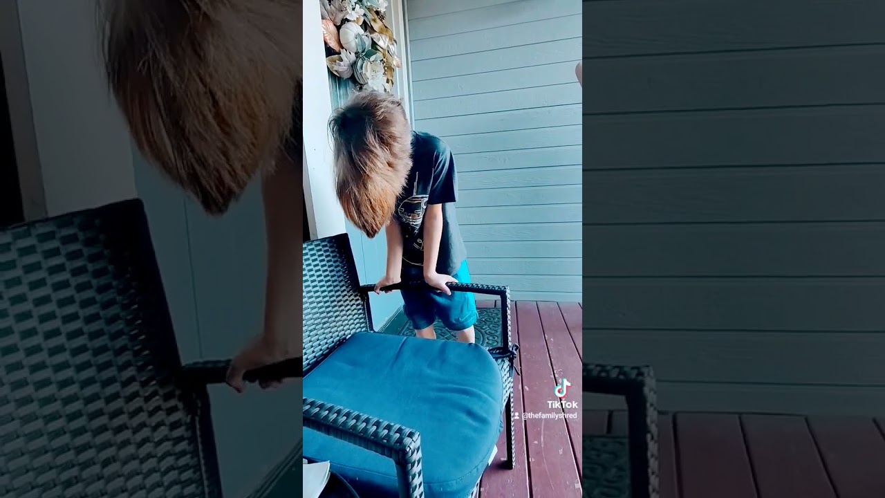 Tristan playing around on the arm of the chair. Look out Andrew Tate Tristan is coming #cobra #shred