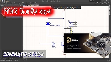 Altium PCB Designer Bangla Tutorial for PCB Design Class 02 Schematic Design Part 1