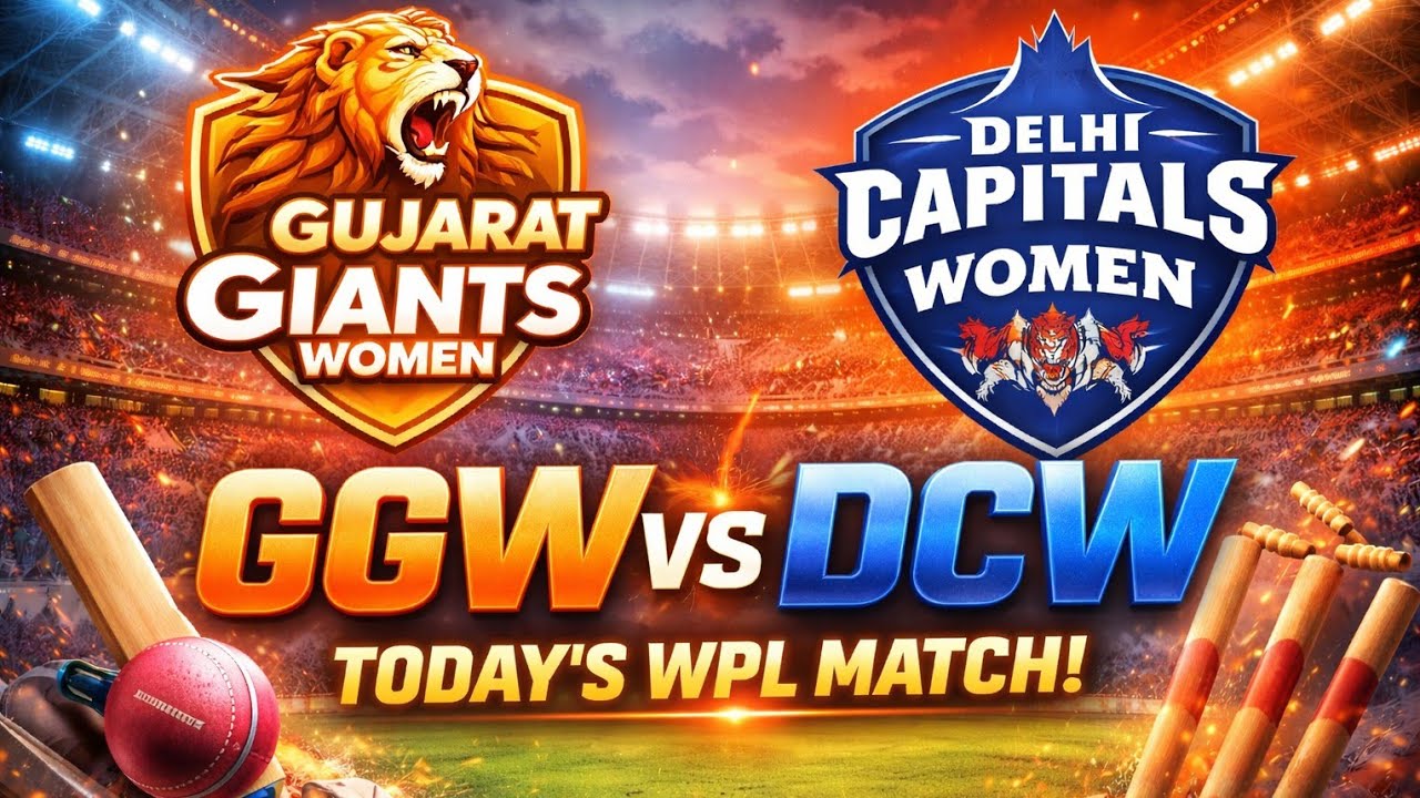 GGW vs DCW WPL Live Match Today | Gujarat Giants vs Delhi Capitals Women