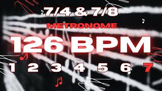 126 BPM - 7/4 Metronome