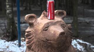 Деревянный Медведь Кока Кола Coca Cola Wooden Bear