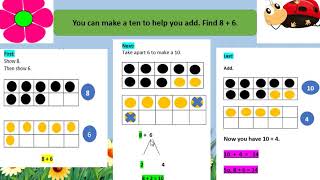 Ten Frames and Counters in Addition