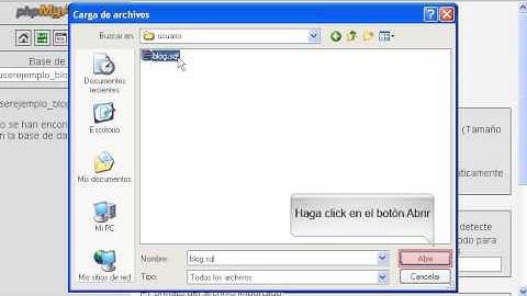 Administrar bases de datos MySql con PhpMyAdmin