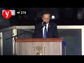 יצחק הרצוג מדבר בטקס הגעת ספינת אח"י עצמאות - סער 6 בבסיס חיל הים בחיפה