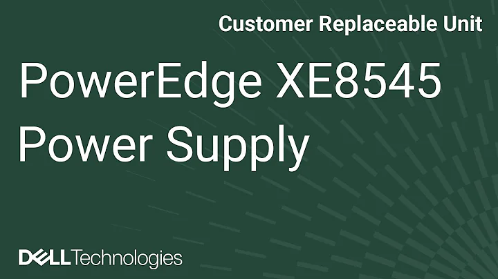 Dell  PowerEdge XE8545: Remove/Install Power Supply