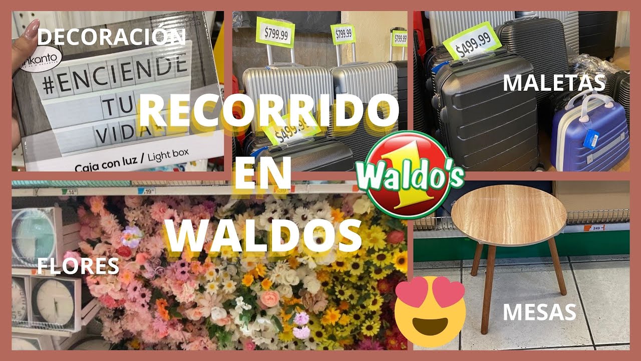 RECORRIDO POR WALDOS/ NOVEDADES Y DECORACIÓN 2022/ MALETAS A UN SUPER PRECIO!!  #WALDOS - YouTube