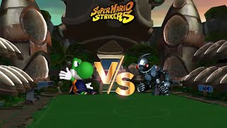 Super Mario Strikers - Yoshi vs Super Team [Crater Field]