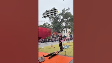 Nổi da gà với màn trình diễn khí công của cơ động đặc nhiệm #congannhandan #canhsatcodong #short