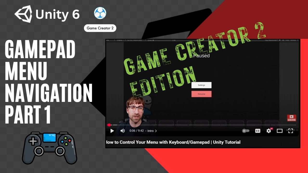 How to Control Your Menu With A Gamepad - Part 1 | Game Creator 2 and ...