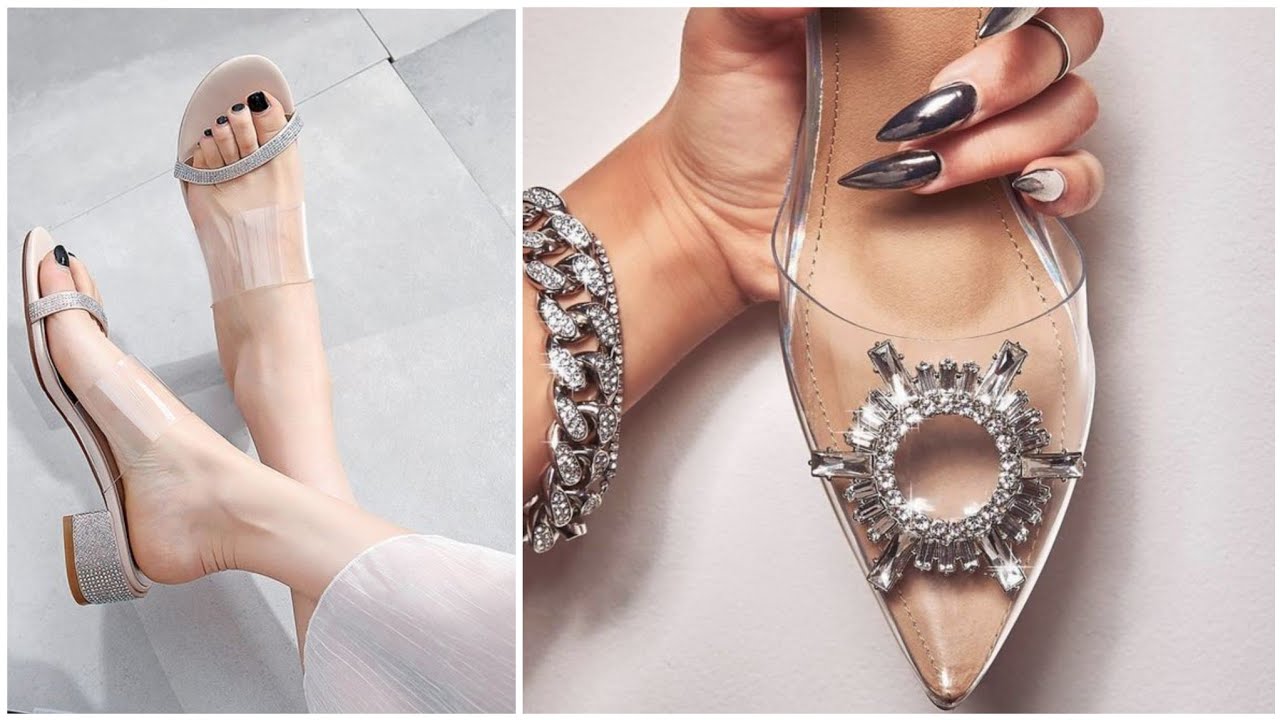 Transparent Party Wear Pumps & sandals Collection 2k20