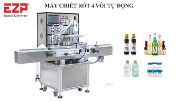 Máy chiết rót tinh dầu tự động/ Máy chiết rót chất lỏng tự động