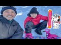 CHIE APRENDIENDO A ESQUIAR !⛷️ ⛄️