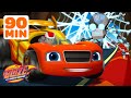 Blaze's Top Races & Epic Transformations | 90-Minute Compilation 🚗