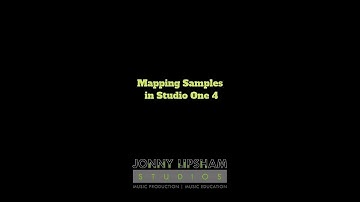 Mapping Samples In Studio One 4