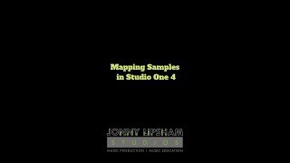 Mapping Samples In Studio One 4