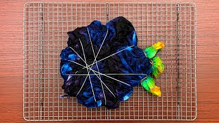 Tie-dye pattern : Dragonfly!