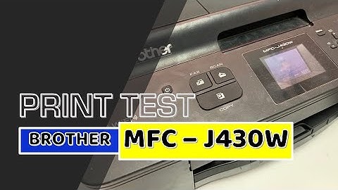 How to check print head Brother MFC-J430W in 2021