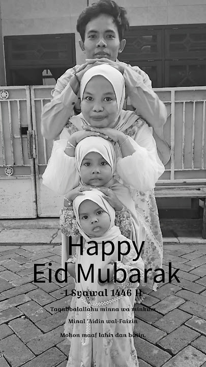 HAPPY IED MUBARAK, minal aidzin wal faidzin mohon maaf lahir & batin #latepost #idulfitri #lebaran