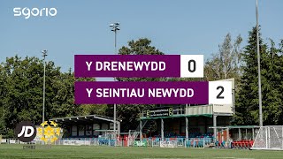 Y Drenewydd 0-2 Y Seintiau Newydd | JD Cymru Premier