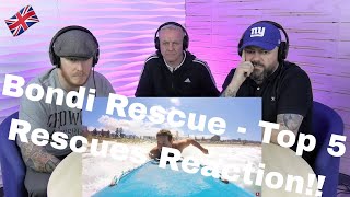 Top 5 Lifeguard Rescues - Bondi Rescue REACTION!! | OFFICE BLOKES REACT!!