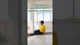 Practice this for any digestion related problem. digestion acidity yoga shorts viral