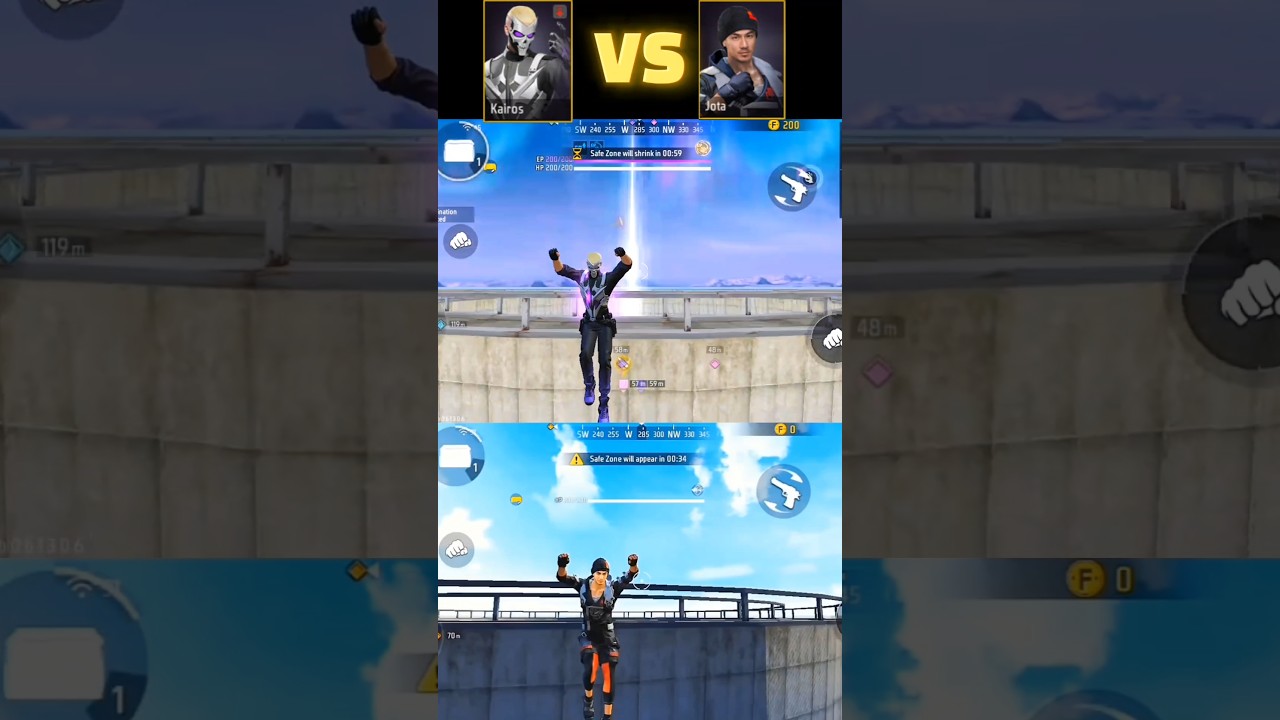 Jota vs kairos | new kairos ability test | 