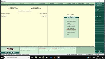 tally erp 9 tutorial with gst entries