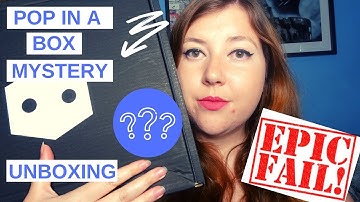 POP IN A BOX MYSTERY 4 POP BUNDLE UNBOXING | EPIC FAIL | PIAB JUNE 2019