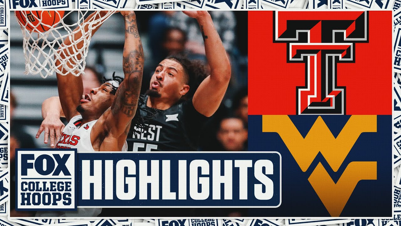 No. 13 Texas Tech Red Raiders vs. West Virginia Mountaineers Highlights  FOX College Hoops