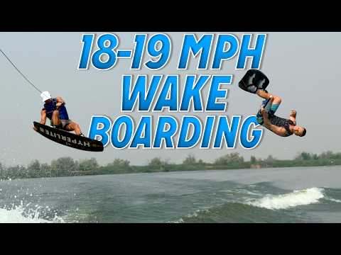 Low Risk Wakeboarding Fun and Tricks at Slow Speeds! Riding Doubles